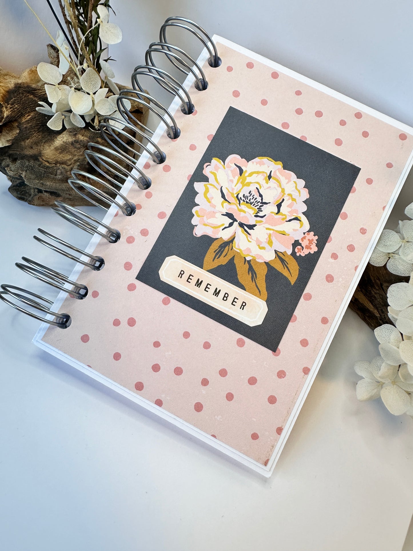 Notizbuch A6 mit Spiralbindung