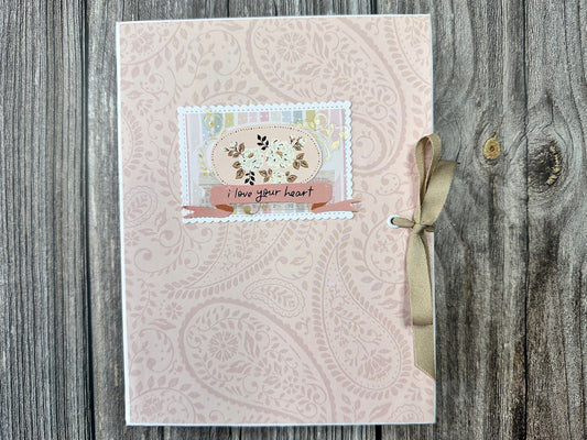 Minialbum, Fotoalbum  “I love your Heart 6x8